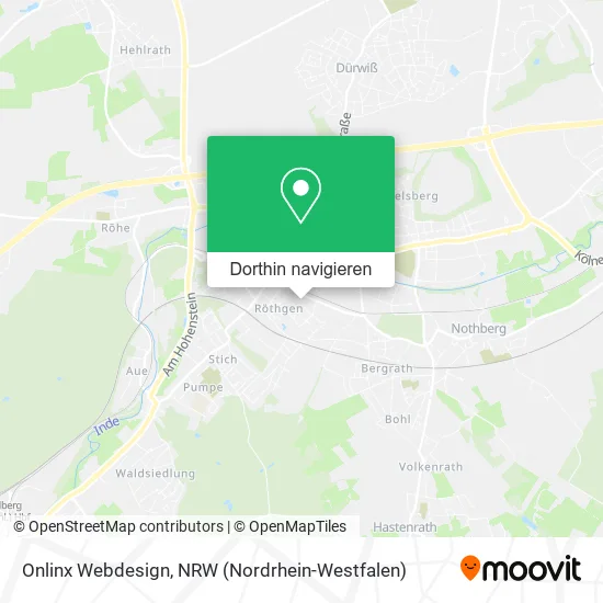 Onlinx Webdesign Karte