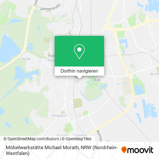 Möbelwerkstätte Michael Morath Karte