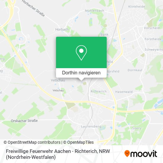 Freiwillige Feuerwehr Aachen - Richterich Karte