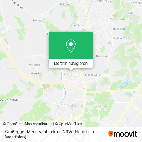 Großegger Messearchitektur Karte