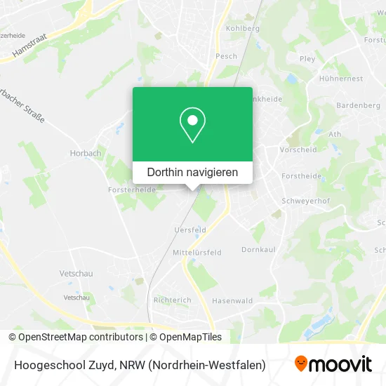 Hoogeschool Zuyd Karte