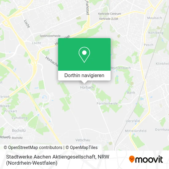 Stadtwerke Aachen Aktiengesellschaft Karte