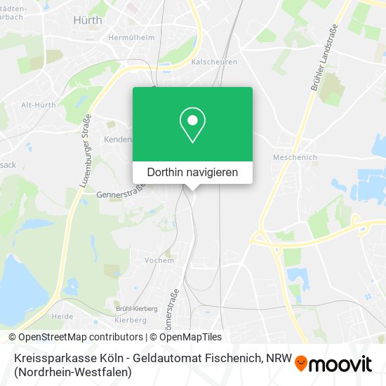Kreissparkasse Köln - Geldautomat Fischenich Karte