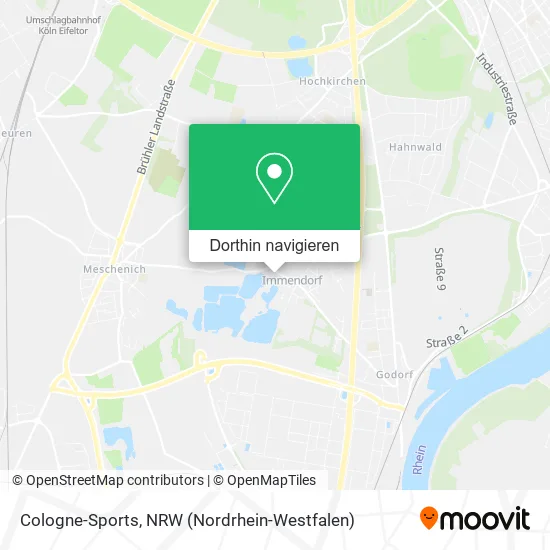 Cologne-Sports Karte
