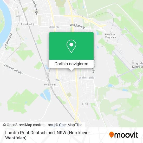 Lambo Print Deutschland Karte