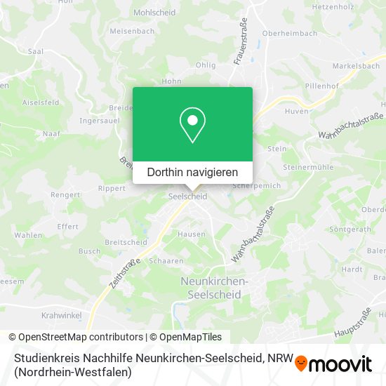Studienkreis Nachhilfe Neunkirchen-Seelscheid Karte