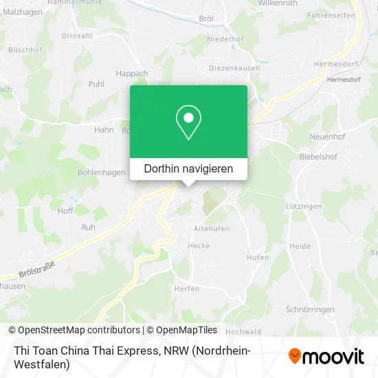 Thi Toan China Thai Express Karte