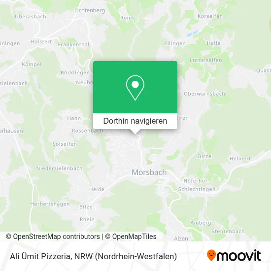 Ali Ümit Pizzeria Karte