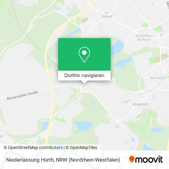 Niederlassung Hürth Karte