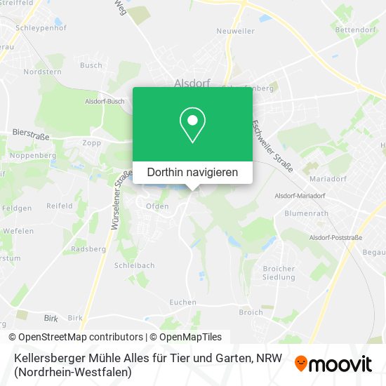 Kellersberger Mühle Alles für Tier und Garten Karte