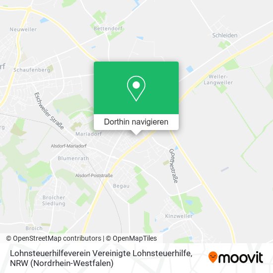 Lohnsteuerhilfeverein Vereinigte Lohnsteuerhilfe Karte