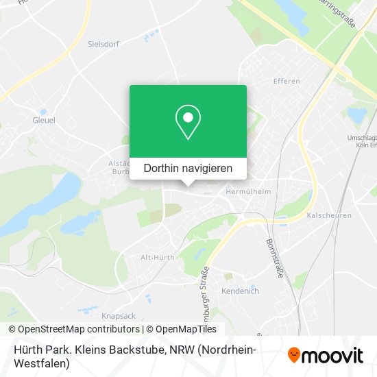 Hürth Park. Kleins Backstube Karte