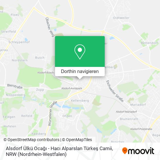 Alsdorf Ülkü Ocağı - Hacı Alparslan Türkeş Camii Karte