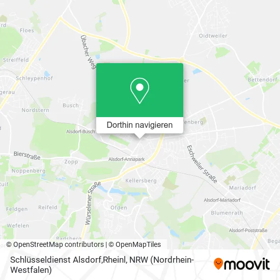 Schlüsseldienst Alsdorf,Rheinl Karte
