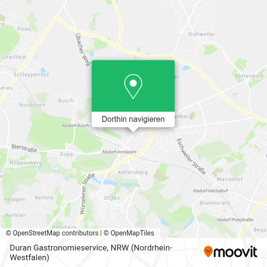 Duran Gastronomieservice Karte