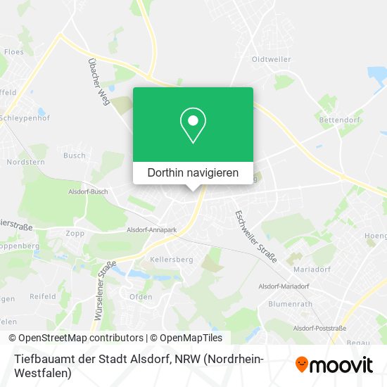 Tiefbauamt der Stadt Alsdorf Karte