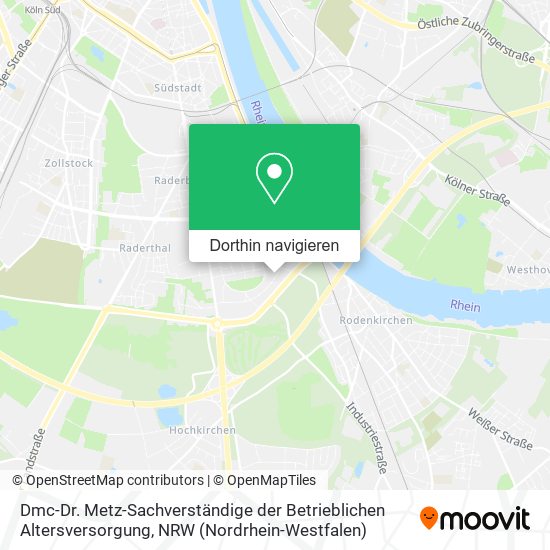 Dmc-Dr. Metz-Sachverständige der Betrieblichen Altersversorgung Karte