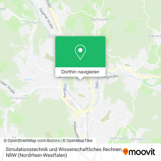 Simulationstechnik und Wissenschaftliches Rechnen Karte