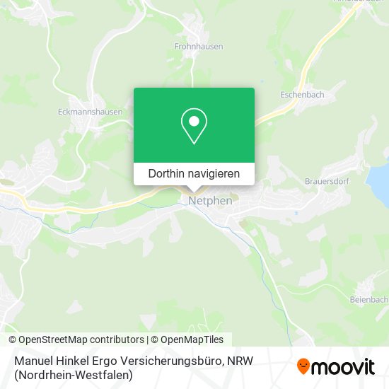 Manuel Hinkel Ergo Versicherungsbüro Karte