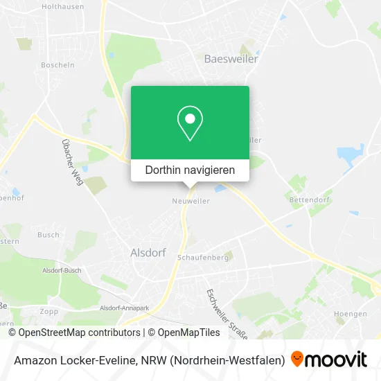 Amazon Locker-Eveline Karte