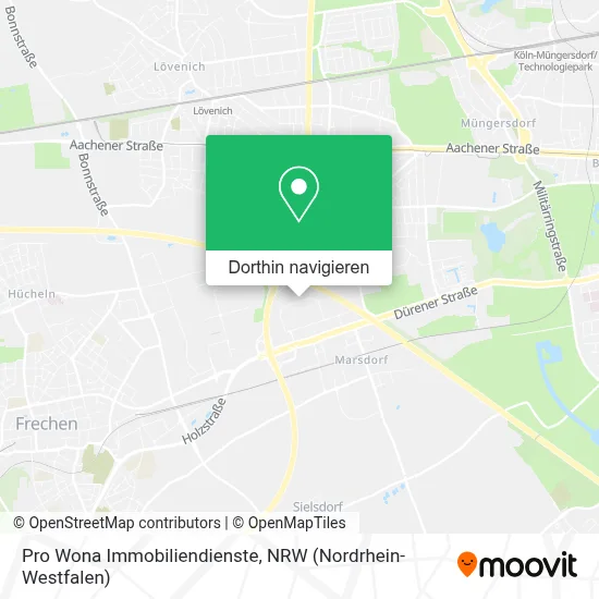 Pro Wona Immobiliendienste Karte