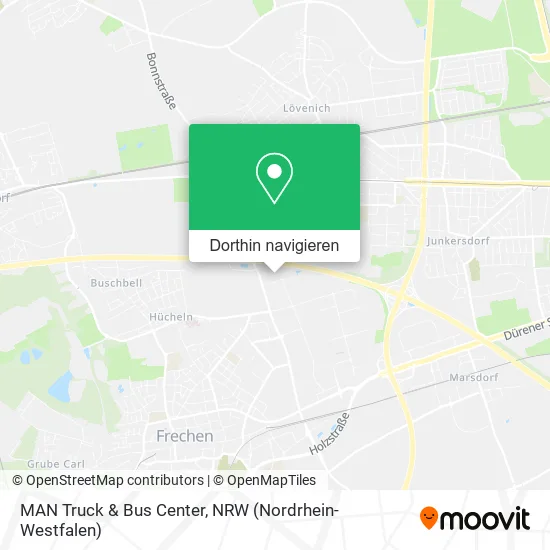 MAN Truck & Bus Center Karte