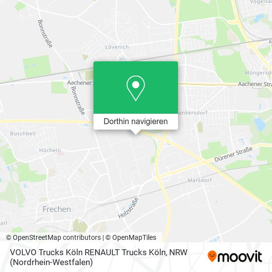 VOLVO Trucks Köln RENAULT Trucks Köln Karte