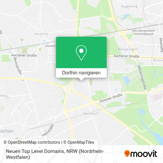 Neuen Top Level Domains Karte