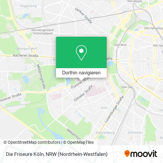 Die Friseure Köln Karte