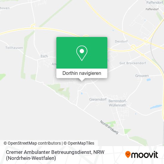 Cremer Ambulanter Betreuungsdienst Karte