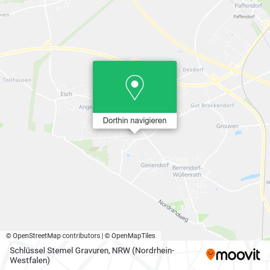 Schlüssel Stemel Gravuren Karte
