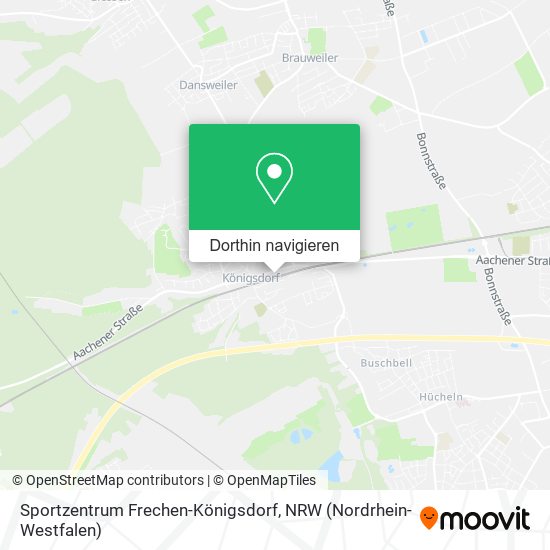 Sportzentrum Frechen-Königsdorf Karte