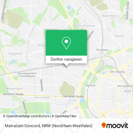 Matratzen Concord Karte