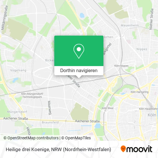 Heilige drei Koenige Karte