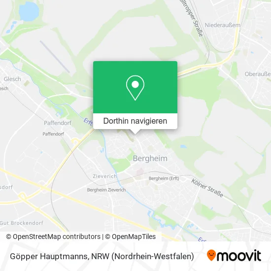 Göpper Hauptmanns Karte