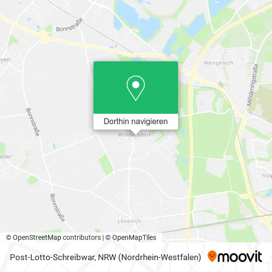 Post-Lotto-Schreibwar Karte