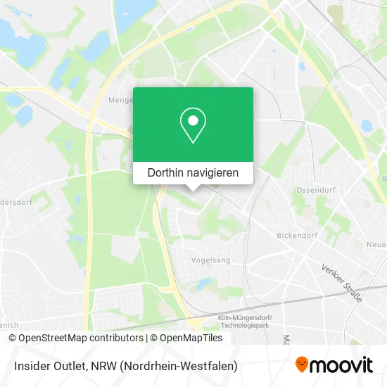 Insider Outlet Karte