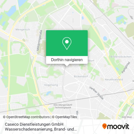Caseco Dienstleistungen GmbH Wasserschadensanierung, Brand- und Schimmelpilzsanierung Karte