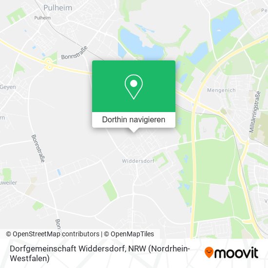 Dorfgemeinschaft Widdersdorf Karte