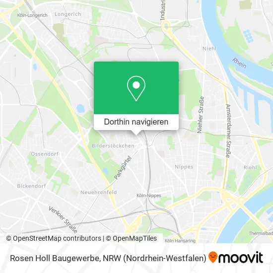 Rosen Holl Baugewerbe Karte