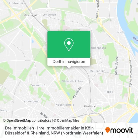 Dre.Immobilien - Ihre Immobilienmakler in Köln, Düsseldorf & Rheinland Karte