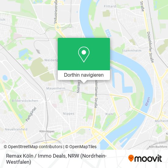 Remax Köln / Immo Deals Karte