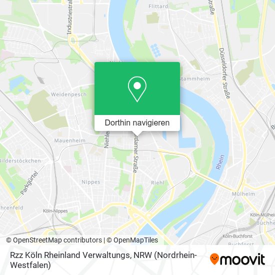 Rzz Köln Rheinland Verwaltungs Karte