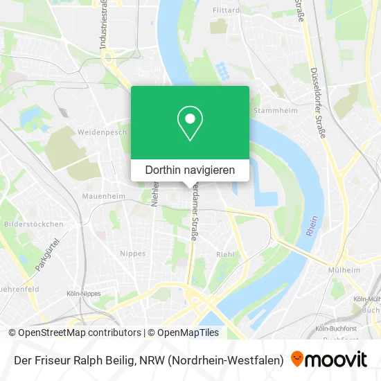 Der Friseur Ralph Beilig Karte