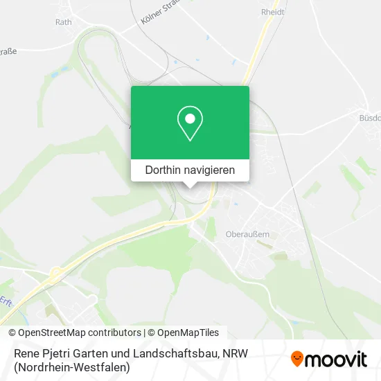 Rene Pjetri Garten und Landschaftsbau Karte