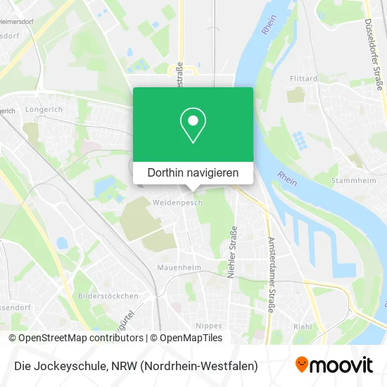 Die Jockeyschule Karte