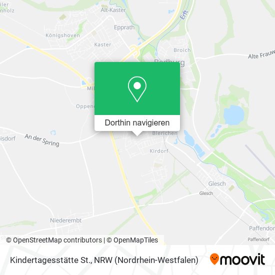 Kindertagesstätte St. Karte