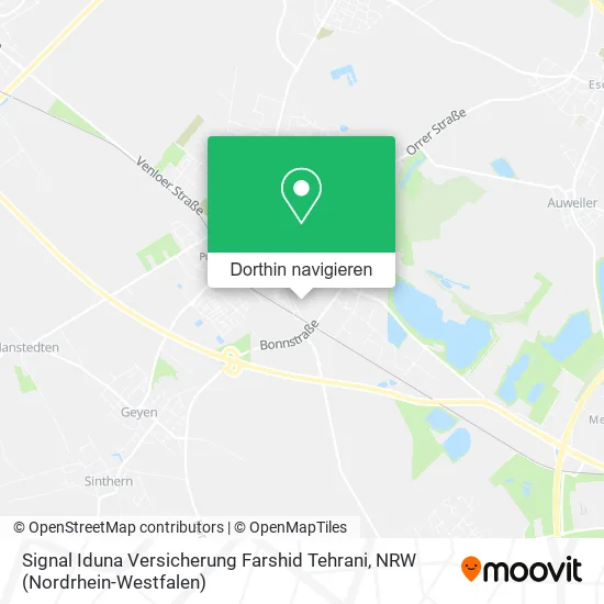 Signal Iduna Versicherung Farshid Tehrani Karte