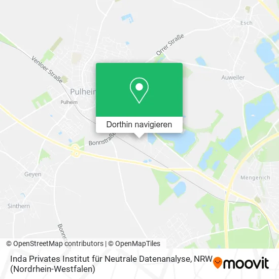 Inda Privates Institut für Neutrale Datenanalyse Karte