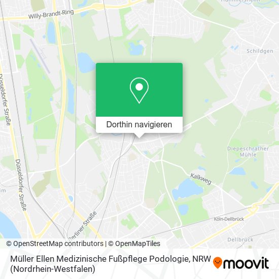 Müller Ellen Medizinische Fußpflege Podologie Karte